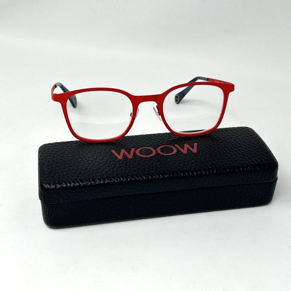 Woow Carry On 1 Eyeglasses Frame Col. 9528 AO Fluo Red Cherry 49 [] 22 140 - Picture 4 of 14